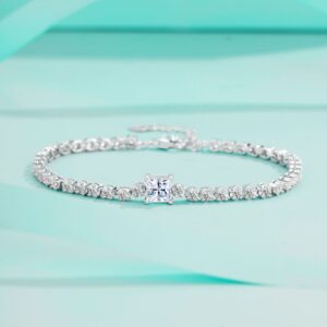 Women's Moissanite Diamond S925 Silver Bracelet