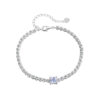 Women's Moissanite Diamond S925 Silver Bracelet
