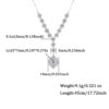 925 Sterling Silver Moissanite Sunflower Pendant Necklace